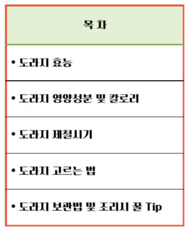 도라지 효능 칼로리 알아보기 : 좋은 도라지 고르는 법(feat. 기관지 건강)