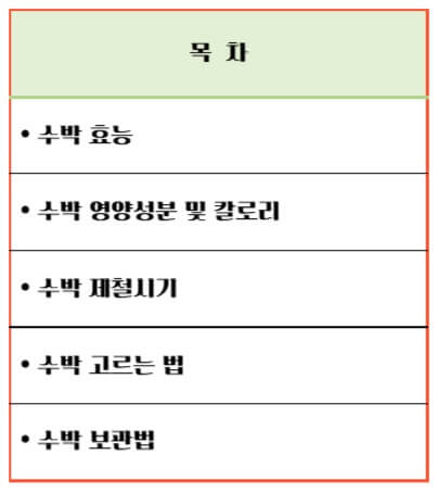 놀라운 수박의 효능과 칼로리 : 건강한 여름의 필수 과일