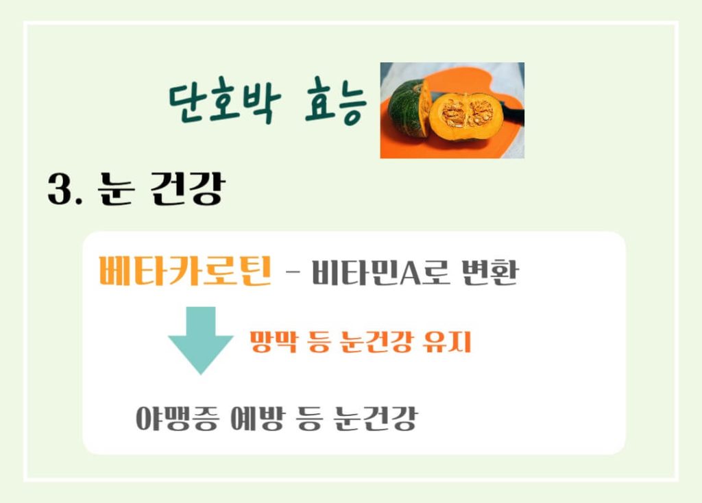 단호박 효능 칼로리 알아보기 : 녹황색 채소, 영양보물창고(feat. 면역력증강)