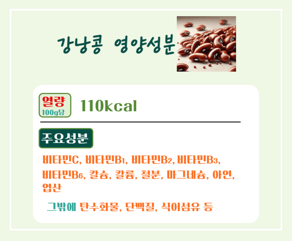 하루 한줌의 건강! 강낭콩 효능 칼로리 : 몸에 주는 7가지 이점