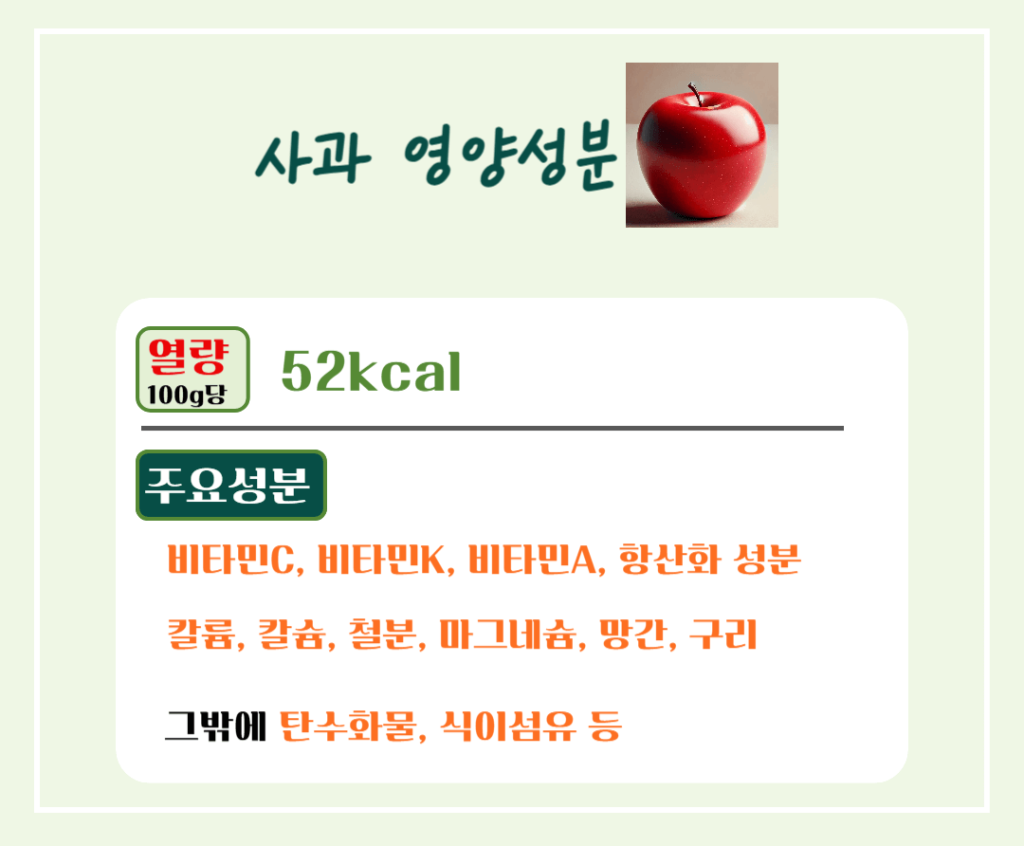 상큼한 빨간 유혹! 사과 효능 & 칼로리 : 매일 먹으면 달라지는 건강 비밀