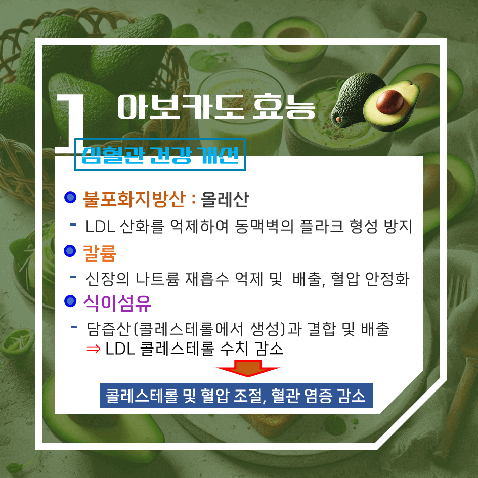 크림처럼 부드러운 녹색보물! 아보카도 효능 & 칼로리 : 매일 먹으면 좋은 이유