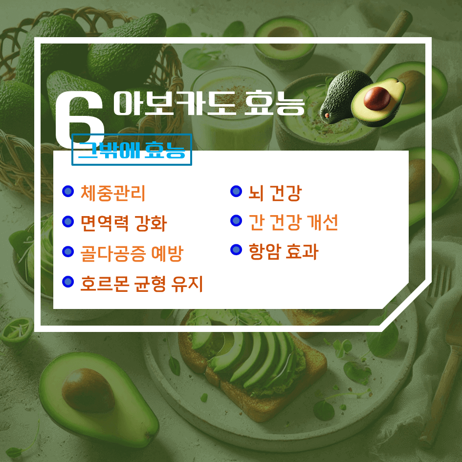 크림처럼 부드러운 녹색보물! 아보카도 효능 & 칼로리 : 매일 먹으면 좋은 이유
