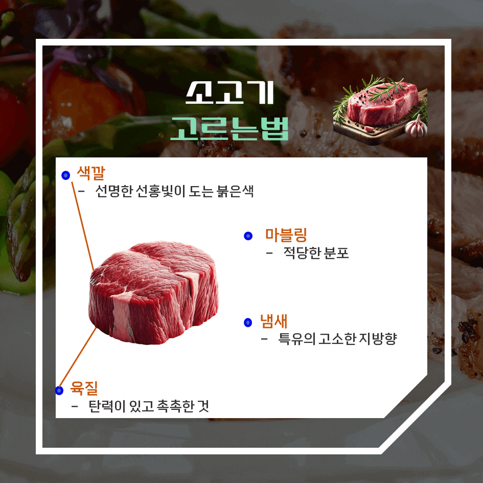 건강과 맛을 한번에! 소고기 효능 & 칼로리 2탄 : 신선한 소고기 감별법 & 보관 꿀팁