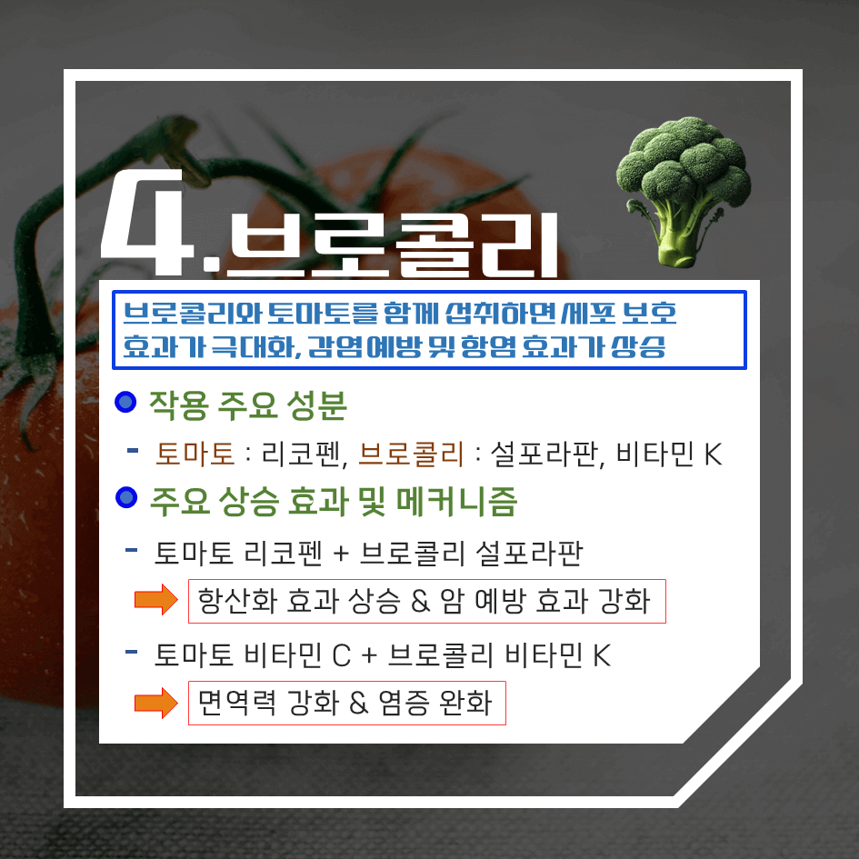 영양효과 2배!! 토마토를 더 건강하게 먹는 최고의 음식 TOP 7