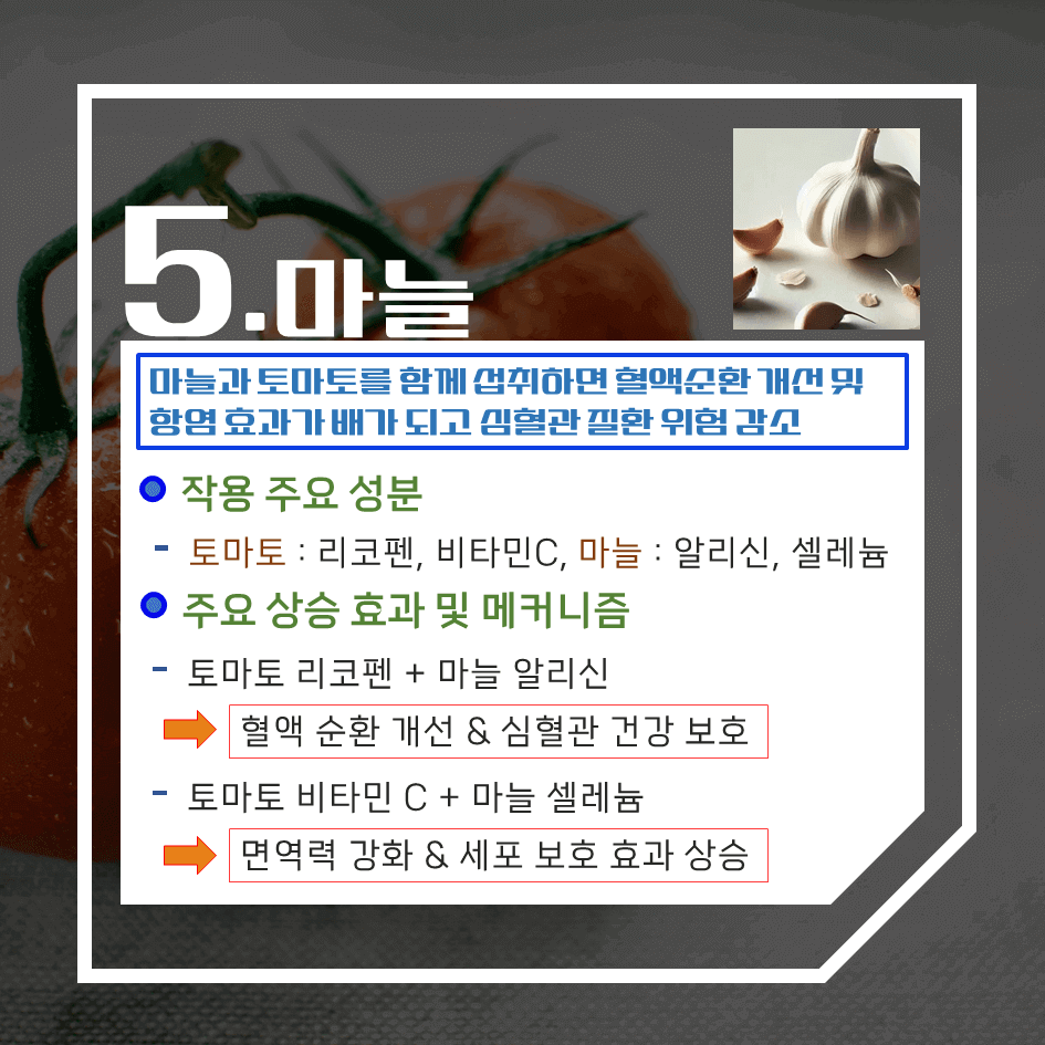 영양효과 2배!! 토마토를 더 건강하게 먹는 최고의 음식 TOP 7
