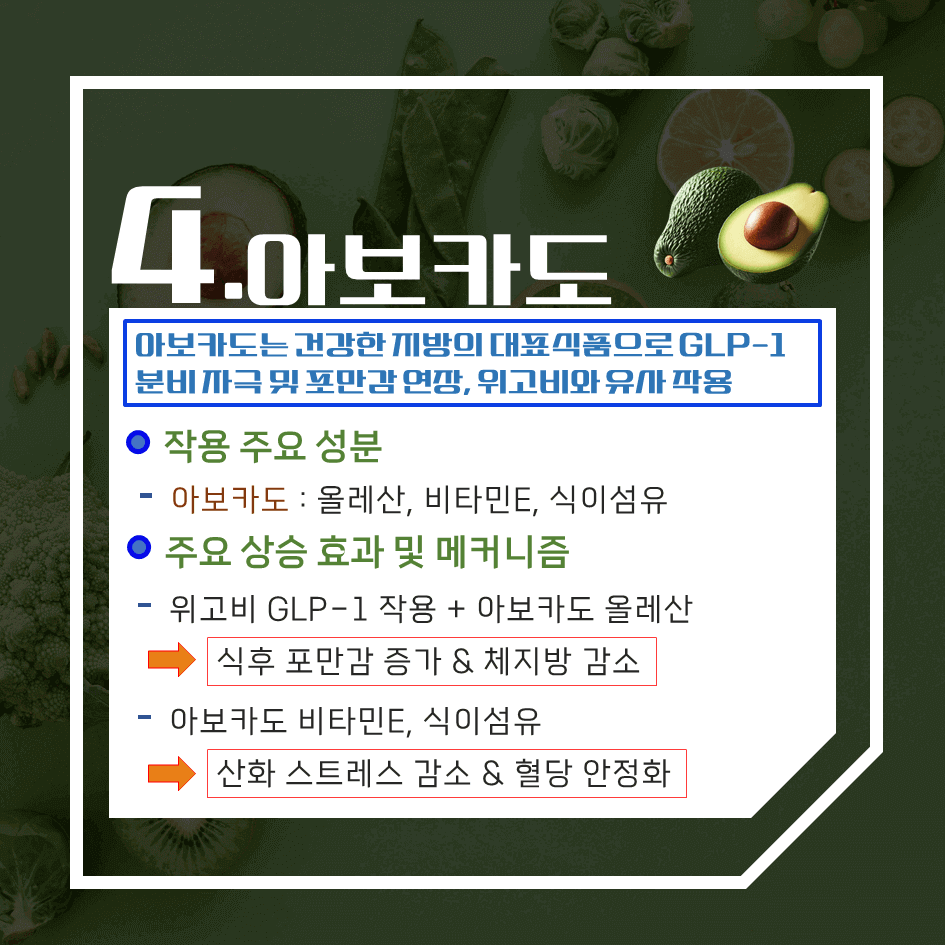 위고비 효과 극대화!! 함께 먹으면 좋은 음식 7가지